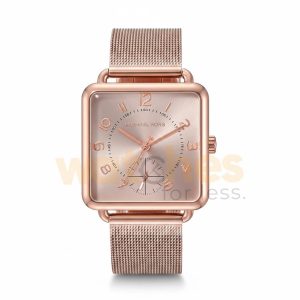 Michael Kors Women’s Quartz Rose Gold Stainless Steel Rose Gold Dial 31mm Watch MK3664