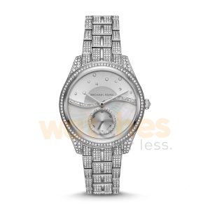 Michael Kors Women’s Quartz Silver Stainless Steel Lauryn Silver Dial 38mm Watch MK3755