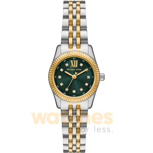Michael Kors Women’s Quartz Two-tone Stainless Steel Green Dial 26mm Watch MK4986
