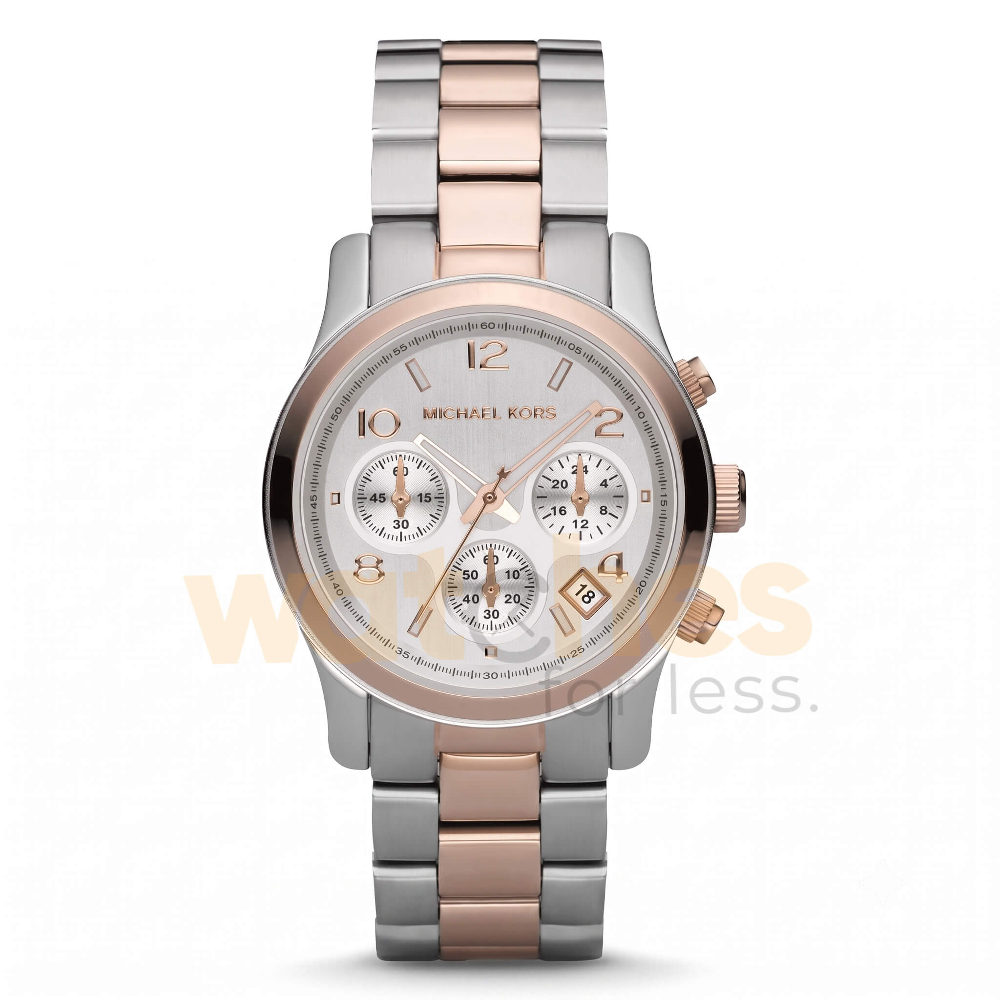 Michael Kors Women’s Quartz Two-tone Stainless Steel Silver Dial 38mm Watch MK5315