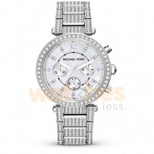 Michael Kors Women’s Quartz Silver Stainless Steel Mother Of Pearl Dial 39mm Watch MK5572