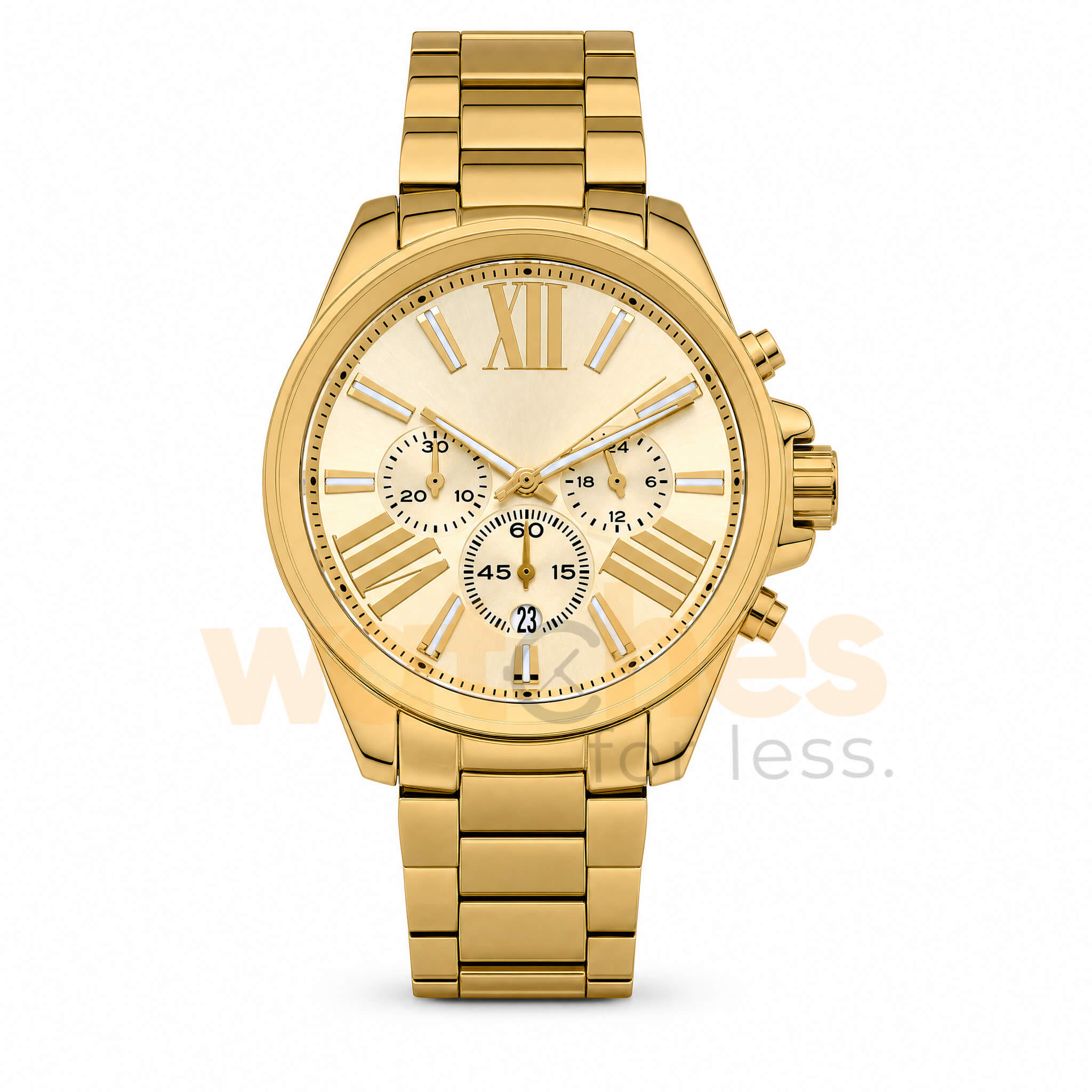 Michael Kors Women’s Quartz Gold Stainless Steel Gold Dial 42mm Watch MK5711