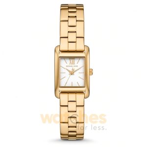 Michael Kors Women’s Quartz Gold Stainless Steel White Dial 22mm Watch MKO1098