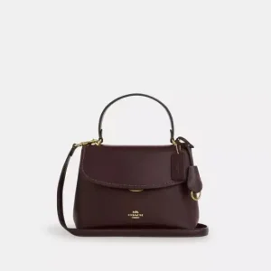 COACH Emory Top Handle Brown Bag (Size: L 25.4cm, H 17.8cm, W 10.8cm) CCE54-1