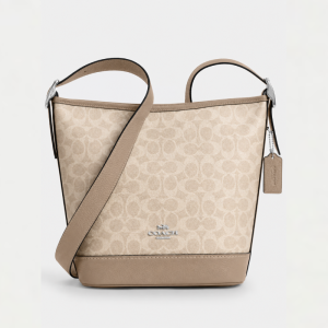 Coach Jude Duffle Bag in Signature Canvas Spacious Everyday Travel Bag (Size: L22.9cm H26.7cm W14.6cm) CBH20-1