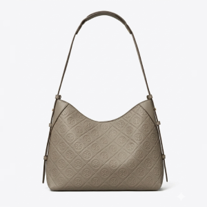 Alternative view of Tory Burch T Monogram Pebbled Messenger Leather Crossbody Shoulder Bag (Size: L29.5cm H25.0cm W12.5cm) 175641