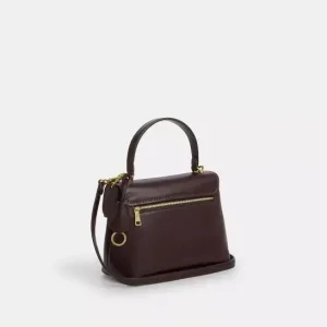 COACH Emory Top Handle Brown Bag (Size: L 25.4cm, H 17.8cm, W 10.8cm) CCE54-1