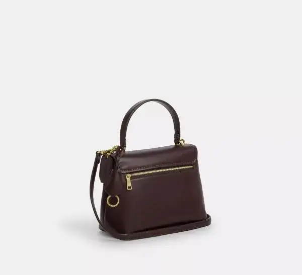 COACH Emory Top Handle Brown Bag (Size: L 25.4cm, H 17.8cm, W 10.8cm) CCE54-1