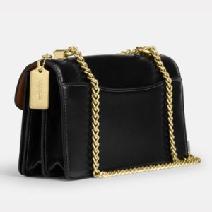 COACH Klare Envelope Crossbody Bag -Black (Size: L26.04cm, H13.34cm, W7.62cm) CBI98