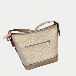 Alternative view of Coach Jude Duffle Bag in Signature Canvas Spacious Everyday Travel Bag (Size: L22.9cm H26.7cm W14.6cm) CBH20-1