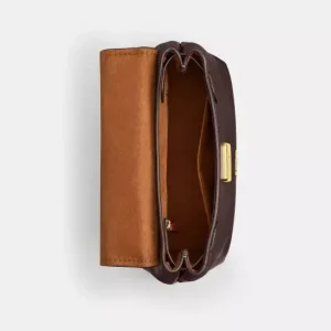 COACH Emory Top Handle Brown Bag (Size: L 25.4cm, H 17.8cm, W 10.8cm) CCE54-1