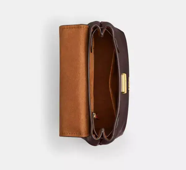 COACH Emory Top Handle Brown Bag (Size: L 25.4cm, H 17.8cm, W 10.8cm) CCE54-1