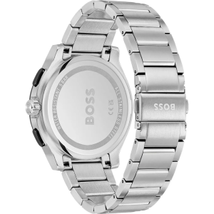 Alternative view of Hugo Boss Men’s Chronograph Quartz Silver Stainless Steel Blue Dial 45mm Watch 1514189