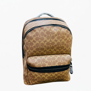 Alternative view of Coach Men’s West Backpack in Blocked Signature Canvas Everyday Travel Backpack (Size: L30.5cm H40.5cm W12.5cm) CP159