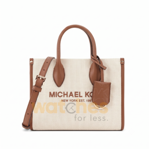 Michael Kors Mirella Small Tote Logo Canvas Top Handle Crossbody (Size: L24.0cm H19.0cm W10.0cm) 35S2G1ZC5C