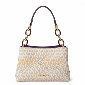 Michael Kors Jet Set Large Chain Shoulder Bag Signature MK Logo Handbag (Size: L28.0cm H15.5cm W6.0cm) 35S6GEQL3L