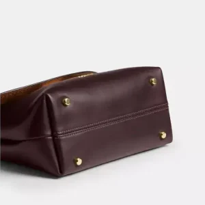 COACH Emory Top Handle Brown Bag (Size: L 25.4cm, H 17.8cm, W 10.8cm) CCE54-1