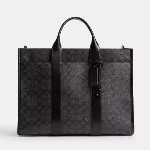 Coach Men’s Signature Canvas Wesley Tote Bag (Size: L41cm, H31cm, W15cm) CY772-1