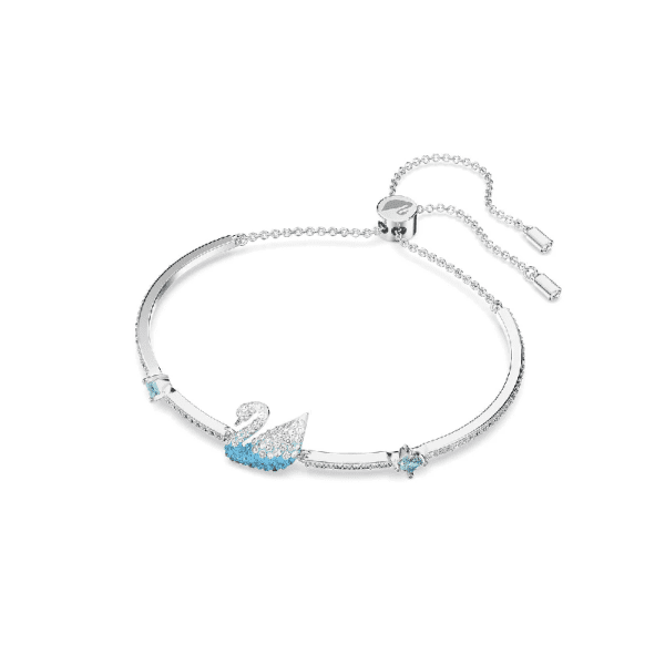 Swarovski Women’s Iconic Swan Bangle 5549312 - Image 2