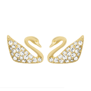 Swarovski Women’s Stud Earrings White Crystal Gold-Tone Plated 5083132