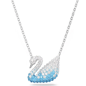 Swarovski Iconic Swan Pendant, Small, Multi-Colored Rhodium Plating 5512095