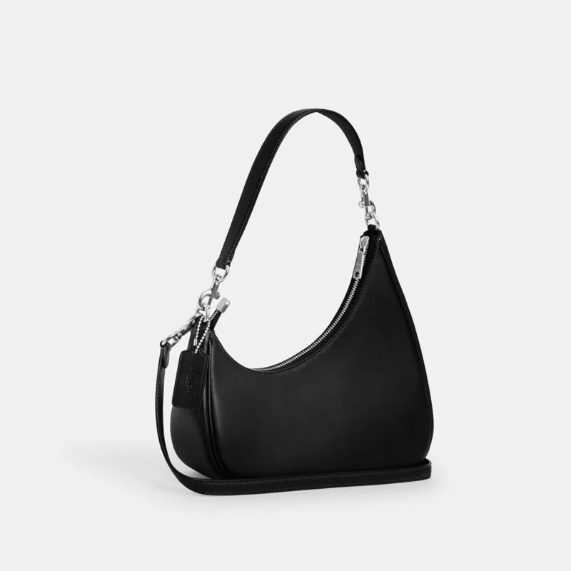Coach Twisted Teri Shoulder Black Bag (Size: L 26.7cm, H 25.4cm, W 7.6cm) CBI01-1 - Image 2