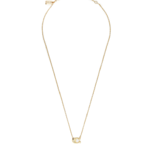 Alternative view of Coach Women’s Signature “C” Faux Pearl Gold-Tone Plated Brass Pendant Necklace 216814180