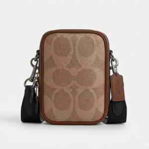 Coach Men’s Stanton Crossbody Bag In Signature Canvas (Size: L12.7cm, H17.8cm, W5.1cm) CBI33