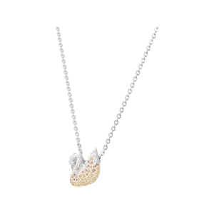 Swarovski Iconic Swan Pendant, Small, Multi-Colored Rhodium Plating 5215038