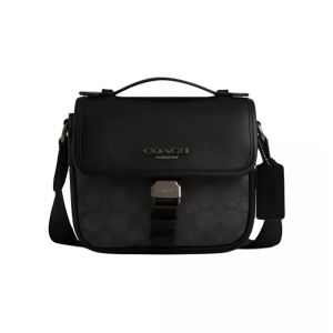Coach Men’s Racer Crossbody Bag In Signature Canvas (Size: L17.1m, H14.6cm, W9.5cm) CBG13