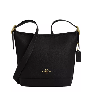 COACH Jude Duffle Black Bag (Size: L 22.9cm, H26.7cm, W14.6cm) CBH18