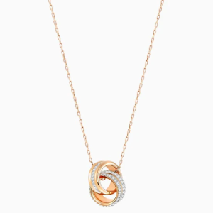 Swarovski Women’s Further Pendant Small White Rose Gold Plating 5240525