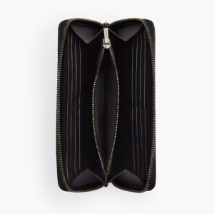 Coach Unisex Accordion Wallet in Signature Canvas Zip Around Long Wallet (Size: L 19.1cm, H10.2cm, W1.9cm) CY405