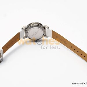 Ferragamo Women’s Swiss Made Quartz White Leather Strap Mother Of Pearl Dial 31mm Watch F50SBQ9901ISB01 (Shelf Leftover)