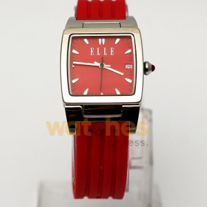 Alternative view of Elle Women’s Quartz Red Silicone Strap Red Dial 29mm Watch EL20053P04N (Shelf Leftover)