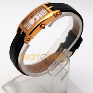Elle Women’s Quartz Black Leather Strap Pink Mother Of Pearl Dial 23mm Watch EL20051SO3N (Shelf Leftover) - Image 4