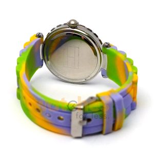 Tommy Hilfiger Women’s Quartz Multi-Color Silicone Strap Black Dial 37mm Watch 1780771 (Shelf Leftover) - Image 7