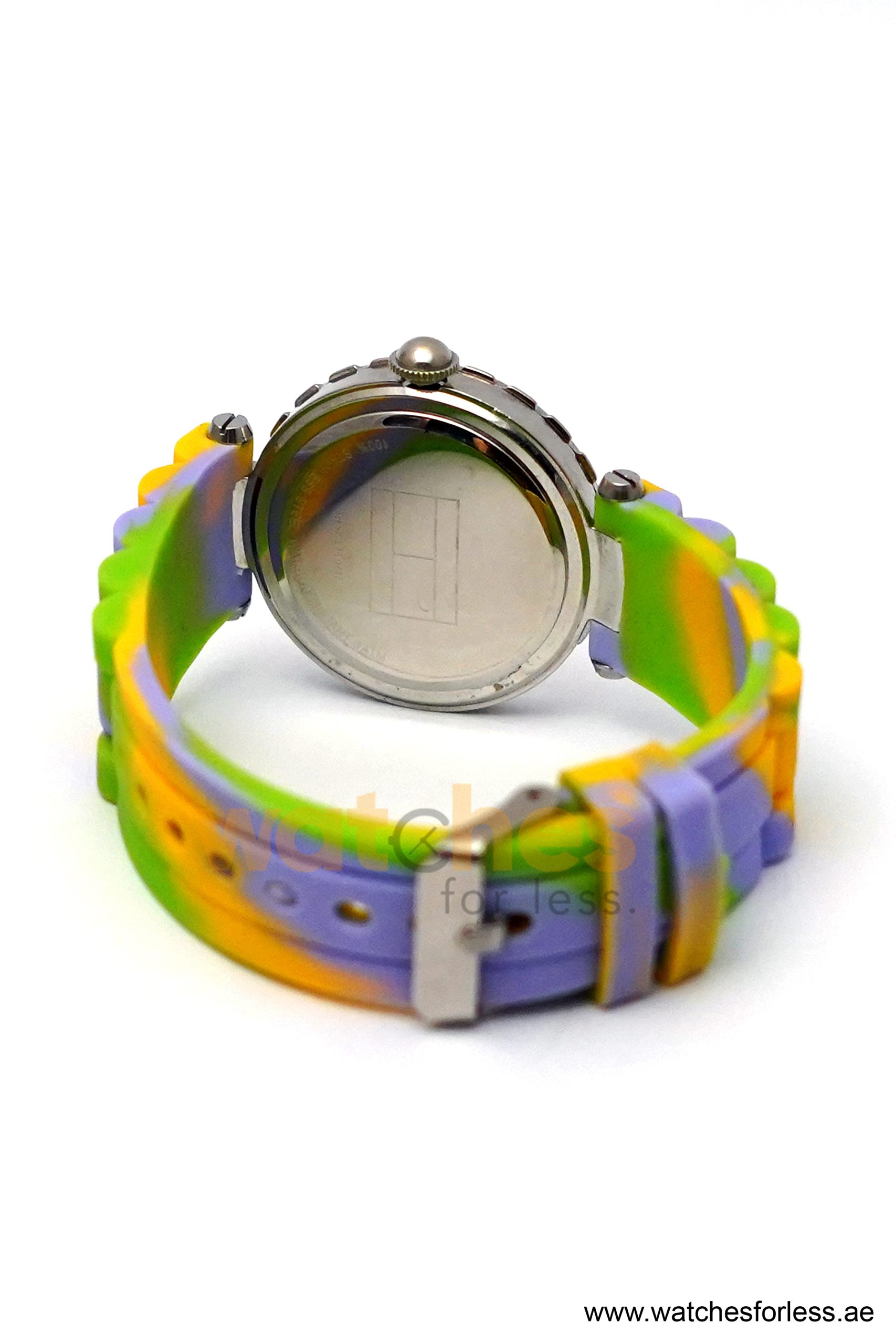 Tommy Hilfiger Women’s Quartz Multi-Color Silicone Strap Black Dial 37mm Watch 1780771 (Shelf Leftover) - Image 7