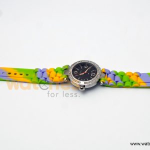 Tommy Hilfiger Women’s Quartz Multi-Color Silicone Strap Black Dial 37mm Watch 1780771 (Shelf Leftover) - Image 4