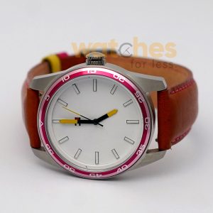 Alternative view of Tommy Hilfiger Men’s Quartz Brown Leather Strap White Dial 42mm Watch 1790927/1 (Shelf Leftover)