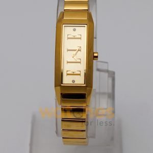 Elle Women’s Quartz Gold Stainless Steel Gold Dial 19mm Watch EL20086B04C (Shelf Leftover) - Image 3