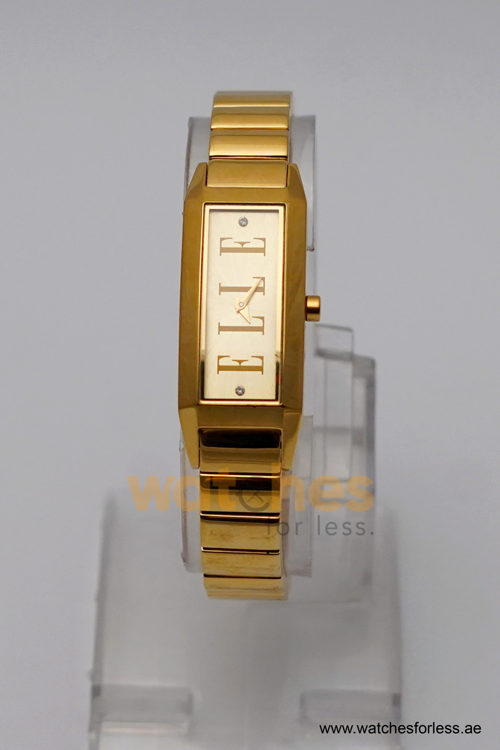 Elle Women’s Quartz Gold Stainless Steel Gold Dial 19mm Watch EL20086B04C (Shelf Leftover) - Image 3
