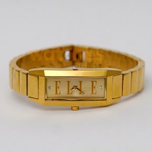 Alternative view of Elle Women’s Quartz Gold Stainless Steel Gold Dial 19mm Watch EL20086B04C (Shelf Leftover)