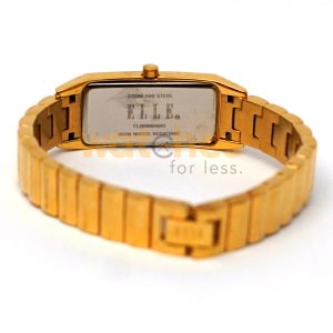 Elle Women’s Quartz Gold Stainless Steel Gold Dial 19mm Watch EL20086B04C (Shelf Leftover) - Image 5