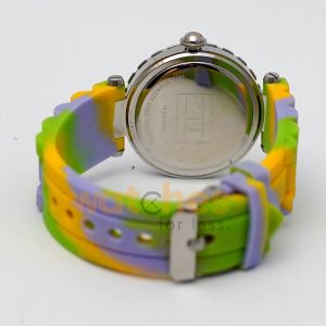 Tommy Hilfiger Women’s Quartz Multi-Color Silicone Strap Silver Dial 37mm Watch 1780770 (Shelf Leftover) - Image 6