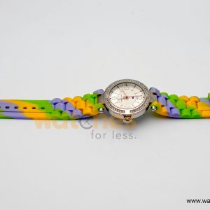 Tommy Hilfiger Women’s Quartz Multi-Color Silicone Strap Silver Dial 37mm Watch 1780770 (Shelf Leftover) - Image 3