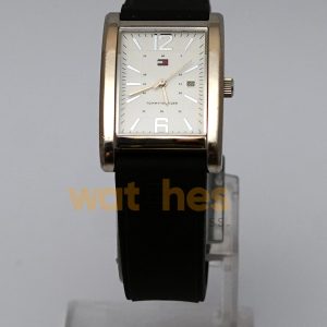 Tommy Hilfiger Men’s Quartz Black Silicone Strap White Dial 30mm Watch 1710277 (Shelf Leftover) - Image 3