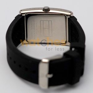 Tommy Hilfiger Men’s Quartz Black Silicone Strap White Dial 30mm Watch 1710277 (Shelf Leftover) - Image 7