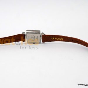 Elle Women’s Quartz Camel Brown Leather Strap Silver Sunray Dial 22mm Watch EL20021S05C (Shelf Leftover) - Image 8