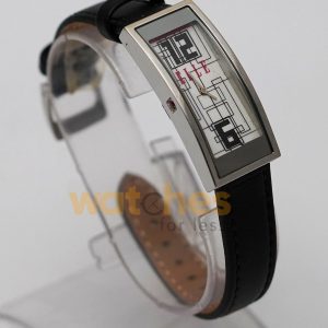 Elle Women’s Quartz Black Leather Strap White Line Multi Color Dial 19mm Watch EL20116SO2C (Shelf Leftover) - Image 6